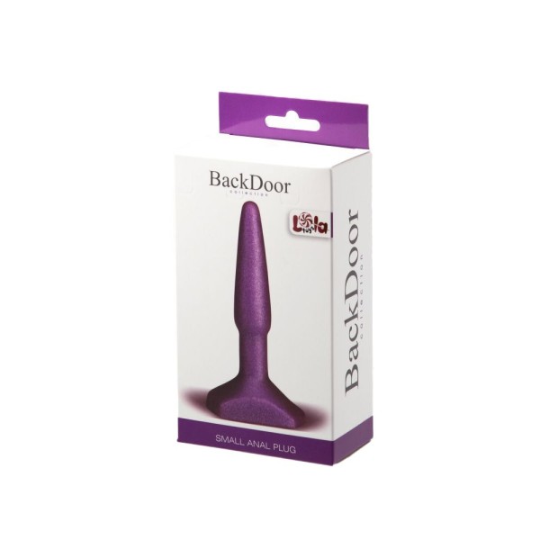 Фиолетовый анальный стимулятор Small Anal Plug Purple - 12 см
