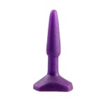Фиолетовый анальный стимулятор Small Anal Plug Purple - 12 см