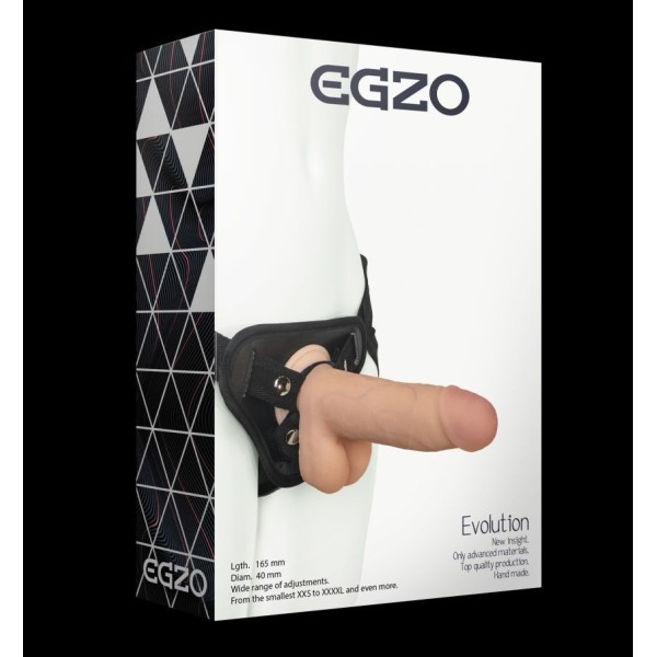 Страпон harness со съемной насадкой - 16,5 см