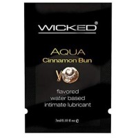 Лубрикант Wicked Aqua Cinnamon Bun с ароматом булочки с корицей - 3 мл. Лубрикант Wicked Aqua Cinnamon Bun с ароматом булочки с корицей - 3 мл.