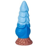 Голубой фаллоимитатор Японский дракон - 22 см. Голубой фаллоимитатор Японский дракон - 22 см.