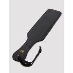 Черная шлепалка Bound to You Faux Leather Spanking Paddle - 38,1 см