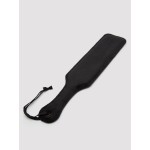 Черная шлепалка Bound to You Faux Leather Spanking Paddle - 38,1 см