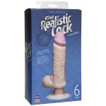 Вибромассажер-реалистик на присоске The Realistic Cock ULTRASKYN Vibrating 6”- 21,6 см