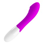 Лиловый вибратор для G-точки Elemental - 19 см