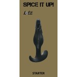Чёрная анальная пробка Starter - 10,5 см