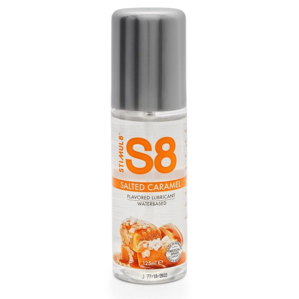 Смазка на водной основе S8 Flavored Lube со вкусом соленой карамели - 125 мл