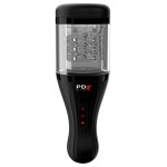 Прозрачный мастурбатор-ротатор с голосовым сопровождением Talk Dirty Rotobator