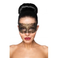 Золотистая карнавальная маска Альтаир Золотистая карнавальная маска Альтаир