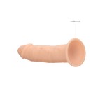 Телесный фаллоимитатор без мошонки Silicone Dildo Without Balls - 19,2 см