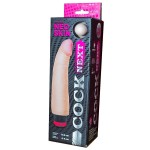Телесный вибромассажёр COCK NEXT 6  - 17,5 см