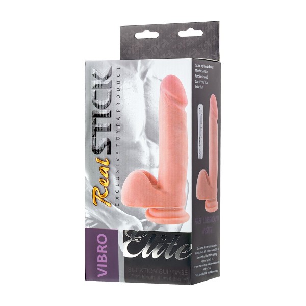 Реалистичный вибратор TOYFA RealStick Elite Vibro - 20 см