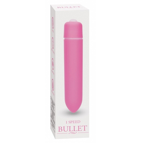 Розовая вибропуля Speed Bullet - 9,3 см