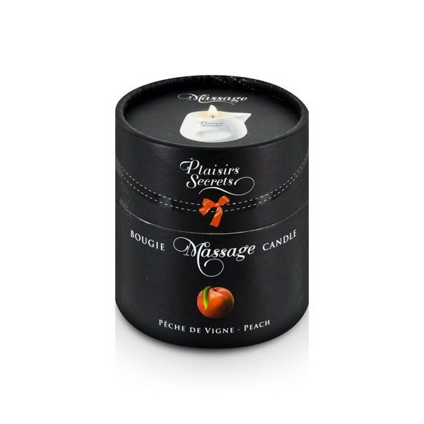 Массажная свеча с ароматом персика Bougie Massage Gourmande Pêche - 80 мл