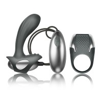 Мужской вибронабор в сером цвете Climaximum Excite Мужской вибронабор в сером цвете Climaximum Excite