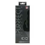 Фиолетовый вибратор с клиторальным стимулятором PURRFECT SILICONE DELUXE RABBIT 100FNCT - 20 см