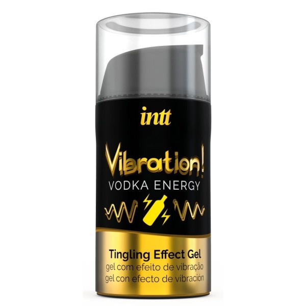 Жидкий интимный гель с эффектом вибрации Vibration! Vodka Energy - 15 мл