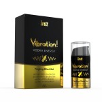 Жидкий интимный гель с эффектом вибрации Vibration! Vodka Energy - 15 мл
