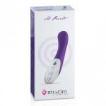 Фиолетовый вибратор Mystim Al Punto - 25 см