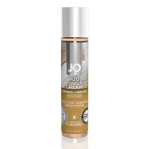 Ароматизированный лубрикант на водной основе JO Flavored Vanilla H2O - 30 мл