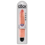 Телесный вибратор-реалистик 10  Vibrating Stiffy - 30,5 см
