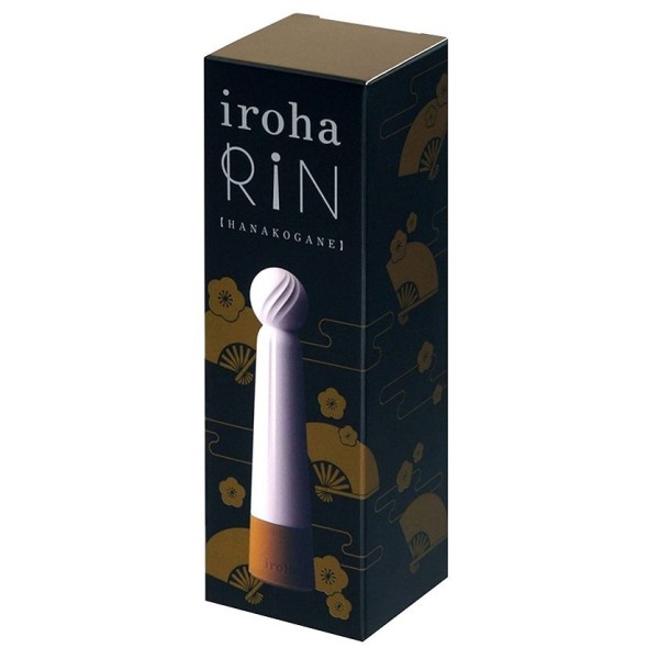 Нежно-розовый вибратор с шаровидной мягкой головкой IROHA Rin Kogane - 14,8 см