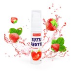 Гель-смазка Tutti-frutti с земляничным вкусом - 30 гр