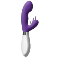 Фиолетовый вибратор-кролик Ares - 21 см. Фиолетовый вибратор-кролик Ares - 21 см.