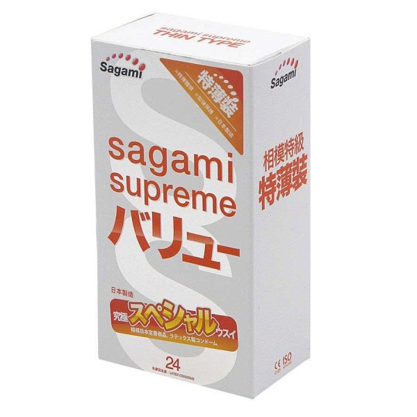 Ультратонкие презервативы Sagami Xtreme Superthin - 24 шт