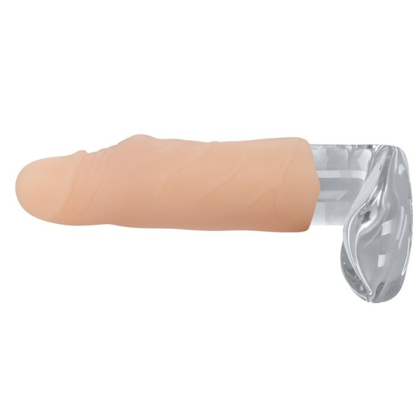 Телесная насадка на пенис Nature Skin - 15,5 см