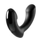 Черный вибромассажер простаты Ultimate Silicone P-Spot Massager