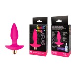 Розовая коническая анальная пробка Sweet Toys - 10,5 см