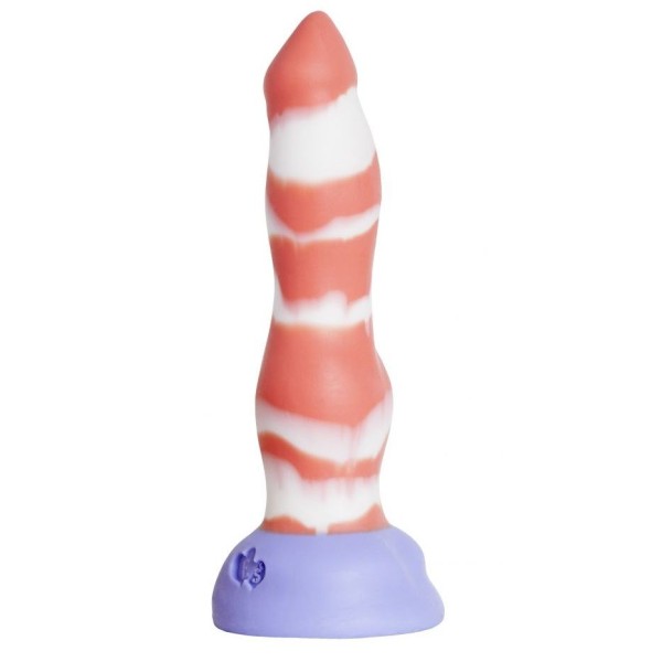 Красно-белый фаллоимитатор  Лис Large  - 26 см