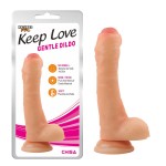 Телесный фаллоимитатор Gentle Dildo - 20,5 см