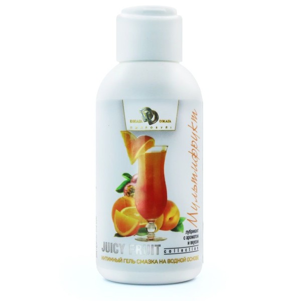 Интимный гель на водной основе JUICY FRUIT с ароматом фруктов - 100 мл