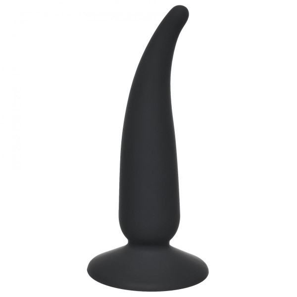 Чёрная анальная пробка P-spot Teazer Black - 12,2 см