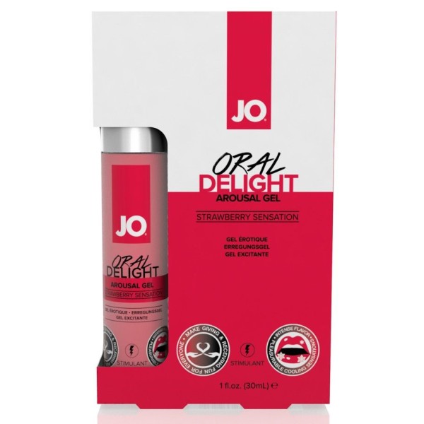Клубничный лубрикант для оральных ласк Oral Delight Strawberry Sensation - 30 мл