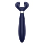 Синий вибромассажер для пар Satisfyer Endless Fun