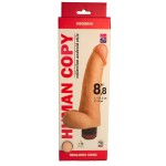 Телесный вибромассажёр HUMAN COPY 8,8  - 21,5 см