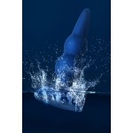 Синяя анальная вибровтулка OPlay Prime - 12 см