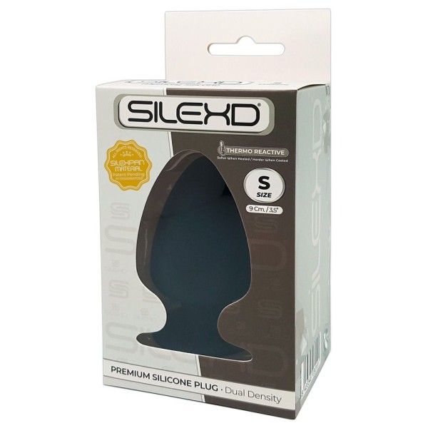 Черная анальная втулка Premium Silicone Plug S - 9 см
