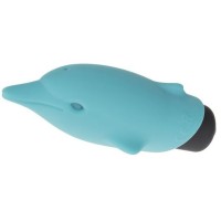 Голубой вибростимулятор-дельфин Lastic Pocket Dolphin - 7,5 см. Голубой вибростимулятор-дельфин Lastic Pocket Dolphin - 7,5 см.