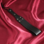 Черная кожаная шлепалка  Хлопушка  - 29 см