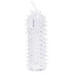 Закрытая рельефная насадка Crystal sleeve с усиками - 12 см