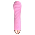 Розовый мини-вибратор Cuties 20 - 12,5 см
