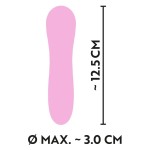 Розовый мини-вибратор Cuties 20 - 12,5 см