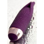 Фиолетовый клиторальный вибростимулятор FLO - 18,5 см