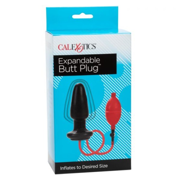 Анальная пробка Expandable Butt Plug с функцией подкачки - 9,5 см