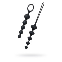 Набор из 2 чёрных анальных цепочек Satisfyer Love Beads Набор из 2 чёрных анальных цепочек Satisfyer Love Beads