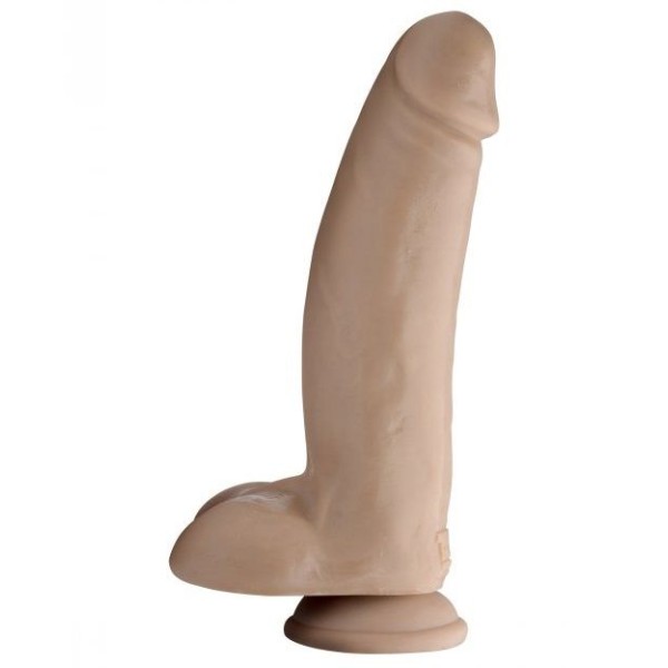 Большой гладкий фаллоимитатор Ready Steady Realistic Dildo - 26 см